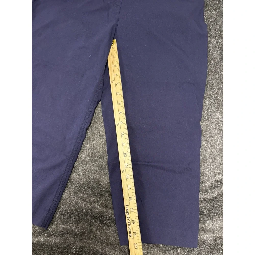 Westbound Women's‎ Elastic Waist Pull On Pants Size 10 Navy 602